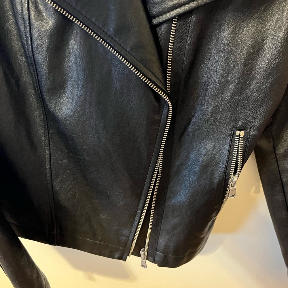 Black loft leather jacket - Picture 3 of 3